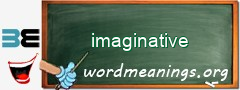 WordMeaning blackboard for imaginative